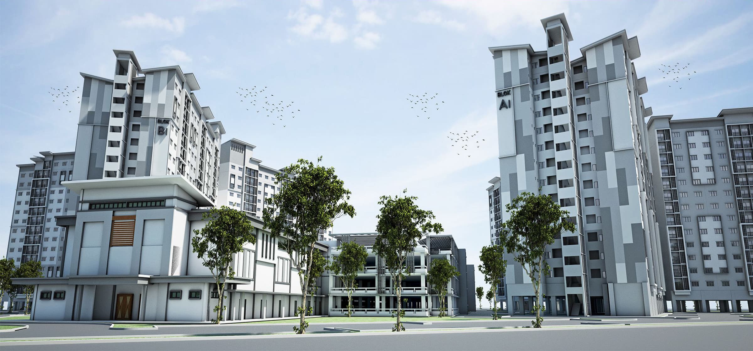 Streetscape rendering